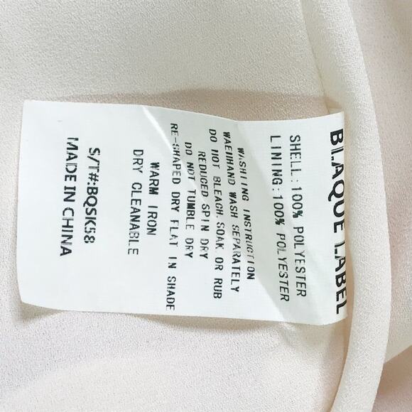 Blaque Label for Lulus Pretty Parfait Peach Long Pleated Maxi Skirt NWT - Picture 7 of 11